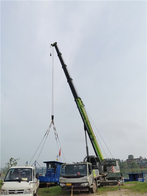 菏泽市桥梁建设吊装案例